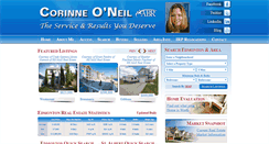 Desktop Screenshot of corinneoneil.com